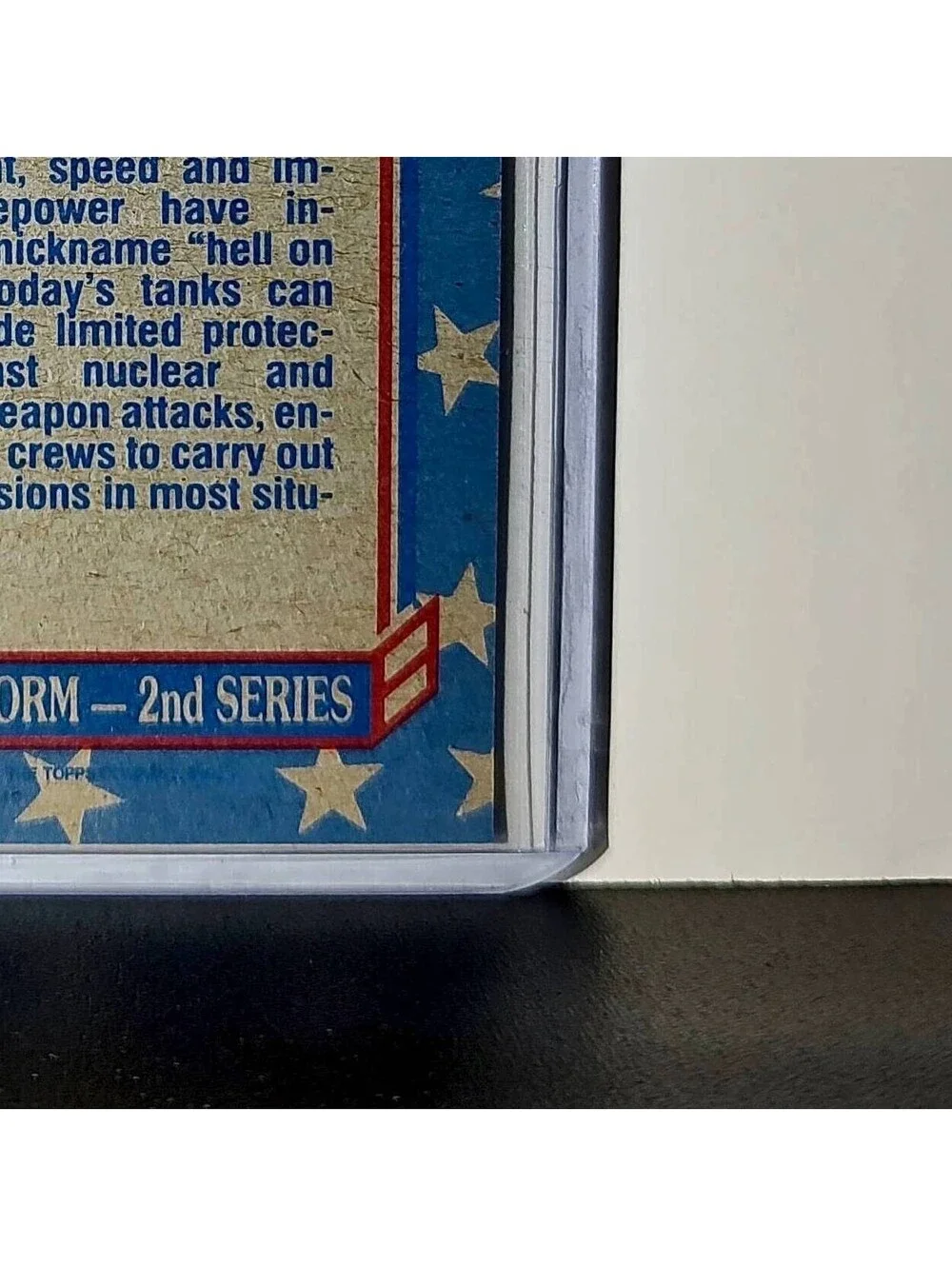 Rolling Out 1991 Topps Desert Storm #91 Card